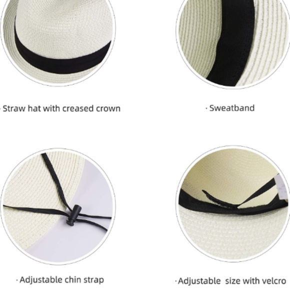 😎 Bestseller New Mens Straw Beach Hat 🏖️ - Picture 6 of 10